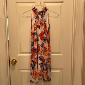 super cute floral, high neck dress, and great for summer!!